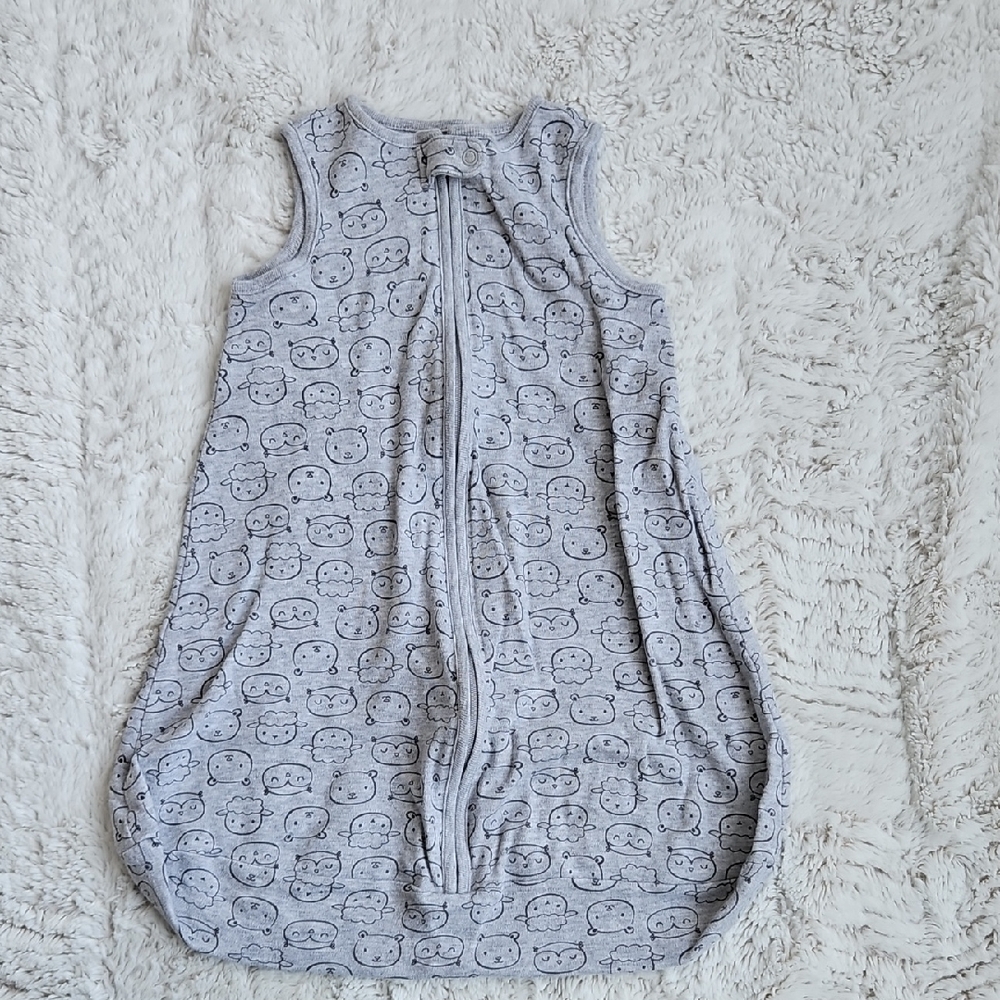 Simple Gray Baby Sleep Sack